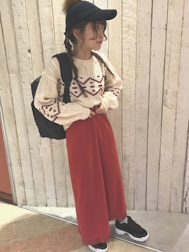 にわちゃんさん（レディース・153cm）の冬コーディネート