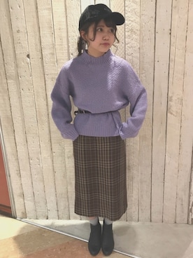 にわちゃんさん（レディース・153cm）の冬コーディネート