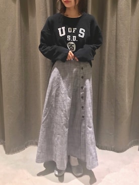 にわちゃんさん（レディース・153cm）の冬コーディネート