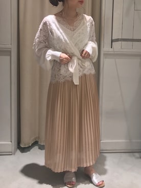 「カシュクール」｜「アイテム（その他）」を使った、にわちゃんさん（レディース・153cm）の夏コーディネート