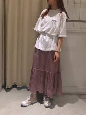 「JIMMY'Z（ジミーズ）のアイテム」を使った、にわちゃんさん（レディース・153cm）の夏コーディネート