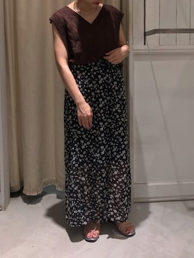 「ブラウン×ブラック」｜「アイテム（その他）」を使った、にわちゃんさん（レディース・153cm）の夏コーディネート