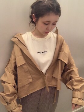 「秋のカフェオレコーデ」｜「アイテム（その他）」を使った、にわちゃんさん（レディース・153cm）の秋コーディネート