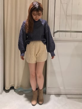 にわちゃんさん（レディース・153cm）の秋コーディネート