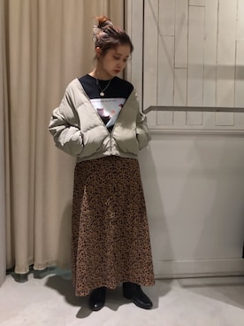 「やっぱりストリートが好き」｜「アイテム（ブルゾン）」を使った、にわちゃんさん（レディース・153cm）の秋コーディネート