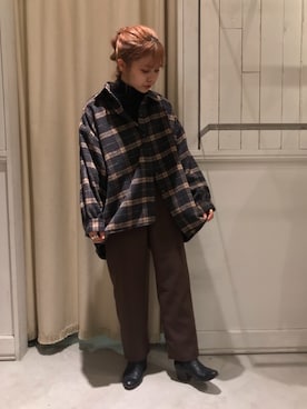 にわちゃんさん（レディース・153cm）の秋コーディネート