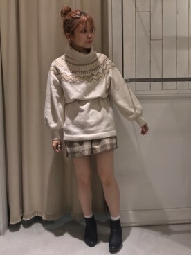 にわちゃんさん（レディース・153cm）の冬コーディネート