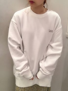「Lee（リー）のアイテム（スウェット）」を使った、にわちゃんさん（レディース・153cm）の冬コーディネート