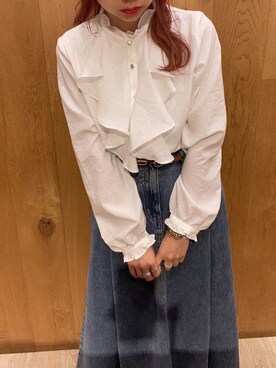 「ラブアンドピース2020」｜「アイテム（その他）」を使った、にわちゃんさん（レディース・153cm）の秋コーディネート
