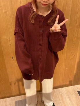 「ラブアンドピース2020」｜「アイテム（その他）」を使った、にわちゃんさん（レディース・153cm）の秋コーディネート