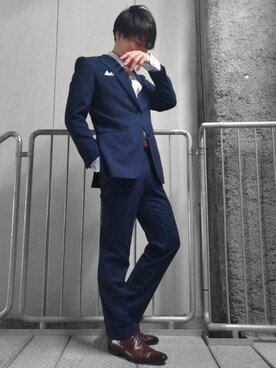 ネクタイ シルバー系 を使った 結婚式 の人気ファッションコーディネート Wear