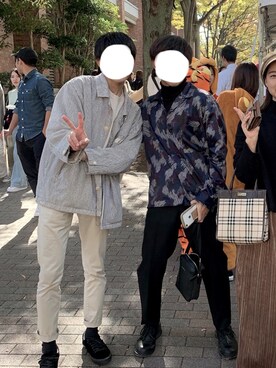 相互F 🫐🥣📘 #U170さん（メンズ・168cm）の秋コーディネート
