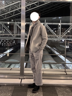 「STUDIOUS BLUE（ストゥディオスブルー）のアイテム」を使った、相互F 🫐🥣📘 #U170さん（メンズ・168cm）の冬コーディネート