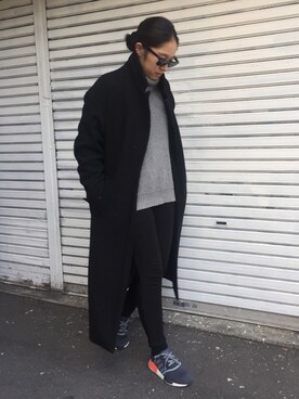 「RIM.ARK（リムアーク）のアイテム（その他アウター）」を使った、sakurako_kusanoさん（レディース・166cm）の冬コーディネート