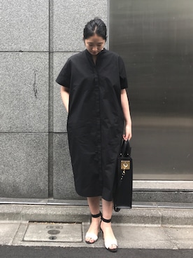 「アイテム（シャツワンピース）」を使った、sakurako_kusanoさん（レディース・166cm・20代）の春コーディネート