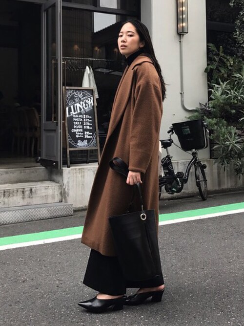 sakurako_kusano使用「RIM.ARK（リラックスロングガウンコート）」的時尚穿搭