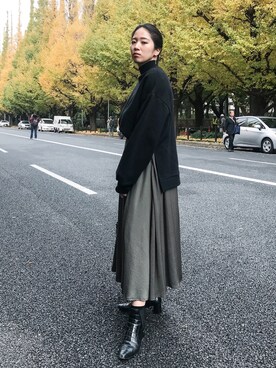 sakurako_kusanoさんの「ボリュームロングスカート」を使ったコーディネート