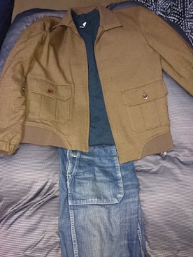「Paul Smith COLLECTION（ポールスミスコレクション）のアイテム（ブルゾン）」を使った、Uさん（メンズ・181cm）の秋コーディネート