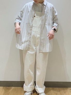 「CONVERSE（コンバース）のconverse（コンバース） ALL STAR OX（オールスターOX）（スニーカー）」を使った、ミヤベさん（レディース・157cm）の冬コーディネート