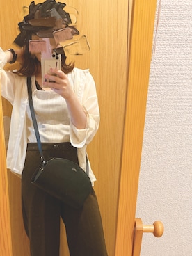 「CREA（クレア）のアイテム」を使った、くろなつさん（レディース・155cm）の秋コーディネート