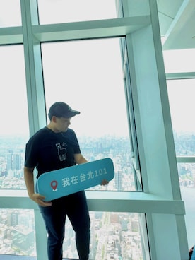 「5（ファイブ）のアイテム（パンツ）」を使った、雜草さん（レディース・163cm）の夏コーディネート