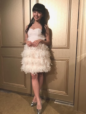 「LILY BROWN（リリーブラウン）のアイテム（ドレス）」を使った、Kandybubuさん（レディース・149cm）の春コーディネート