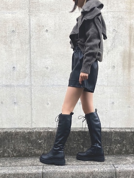 「ANAP（アナップ）のアイテム」を使った、akane_wearさん（レディース・150cm）の冬コーディネート