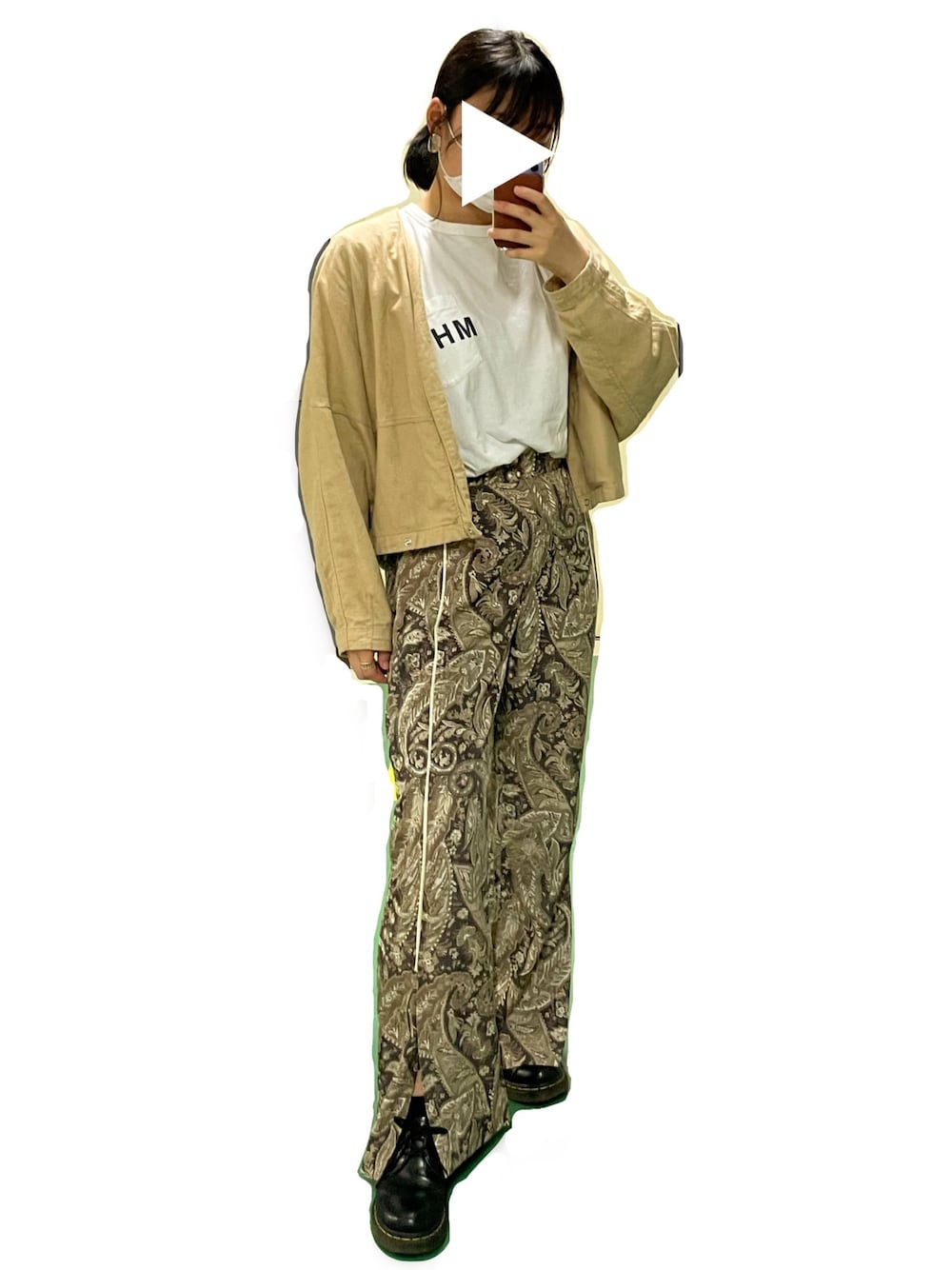 「Link」｜「KBFのカシュクールブルゾン（ブルゾン、ベージュ系）」を使った、あんこさん（レディース・155cm）の夏コーディネートの1枚目の写真