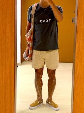 「TCSS（ティーシーエスエス）のアイテム（トップス）」を使った、Shun@☻☻☻☻☻☻☻さん（メンズ・178cm）の夏コーディネート