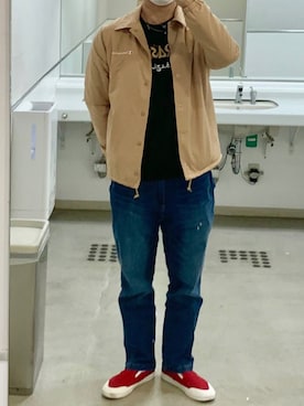 「Champion（チャンピオン）のアイテム（ナイロンジャケット）」を使った、Shun@☻☻☻☻☻☻☻さん（メンズ・178cm）の冬コーディネート