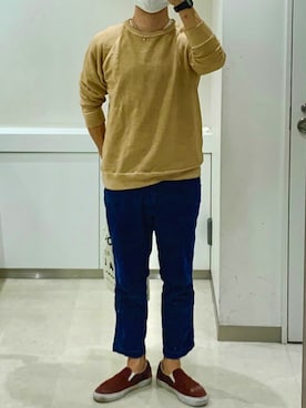 「Wrangler」｜「アイテム（スリッポン）」を使った、Shun@☻☻☻☻☻☻☻さん（メンズ・178cm）の秋コーディネート