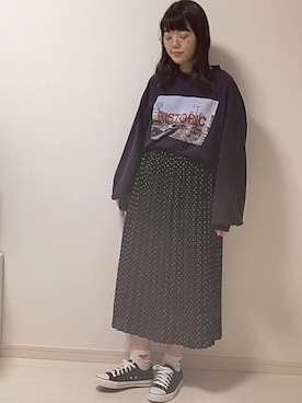 「お目立ちネオンコーデ」｜かねっちゃんさん（レディース・153cm）の秋コーディネート