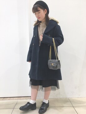 Earth Music Ecology アースミュージックアンドエコロジー の 3wayダブルロングコート チェスターコート Wear