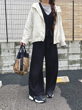 「URBAN RESEARCH（アーバンリサーチ）のアイテム（ブルゾン）」を使った、mさん（レディース・160cm）の春コーディネート