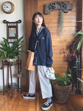 「o!oi（オアイオアイ）のアイテム」を使った、想想さん（レディース・157cm）の秋コーディネート