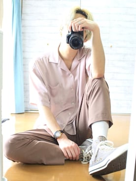 「桜色コーデ」｜こたさん（メンズ・175cm）の夏コーディネート