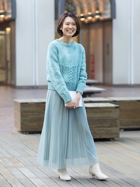 NBB STAFF04さん（レディース・158cm）の冬コーディネート