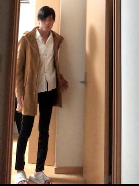 「Right-on（ライトオン）のアイテム（その他アウター）」を使った、カイさん（メンズ・166cm）の夏コーディネート