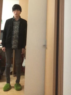 「RATTLE TRAP（ラトルトラップ）のアイテム（MA-1）」を使った、カイさん（メンズ・166cm）の春コーディネート