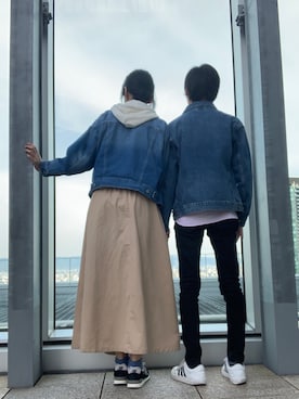 「Green　Parks（グリーンパークス）のアイテム（ジャケット/アウター）」を使った、カイさん（メンズ・166cm）の春コーディネート