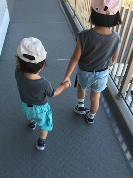 おかこさん（キッズ・100cm）の夏コーディネート