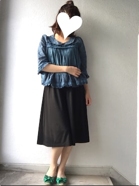 「ras（ラス）のアイテム」を使った、vivitさん（レディース・156cm）の春コーディネート