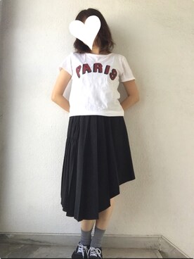 「0000（ゼロゼロゼロゼロ）のアイテム」を使った、vivitさん（レディース・156cm）の夏コーディネート