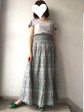 「ras（ラス）のアイテム」を使った、vivitさん（レディース・156cm）の夏コーディネート