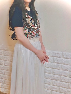 「CURRENT（カレント）のアイテム」を使った、みむさん（レディース・165cm）の春コーディネート