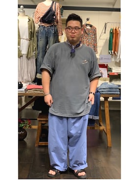 「HAV-A-HANK（ハバハンク ）のアイテム（その他）」を使った、ゆうりさん（メンズ・168cm）の夏コーディネート