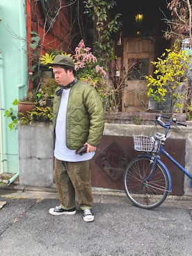 「HAV-A-HANK（ハバハンク ）のアイテム（その他）」を使った、ゆうりさん（メンズ・169cm）の春コーディネート