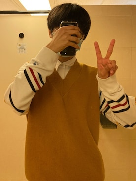 「日常」｜23fhyさん（メンズ・176cm）の冬コーディネート