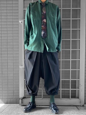 「アイテム（フォーマルスーツ/小物）」を使った、ゆうきさん（メンズ・185cm・10代）の秋コーディネート