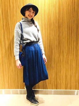 「OBdesign（オレンジベアー）のアイテム」を使った、shiowwenさん（レディース・170cm）の冬コーディネート